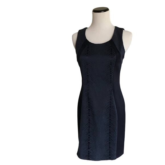 Ya LosAngeles Navy Blue Sheath Dress, Size M - Picture 1 of 7